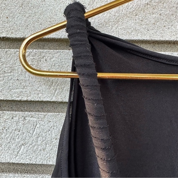 NWT City Chic Black Wrap Front Surplice Twist Strap Top - Picture 8 of 13